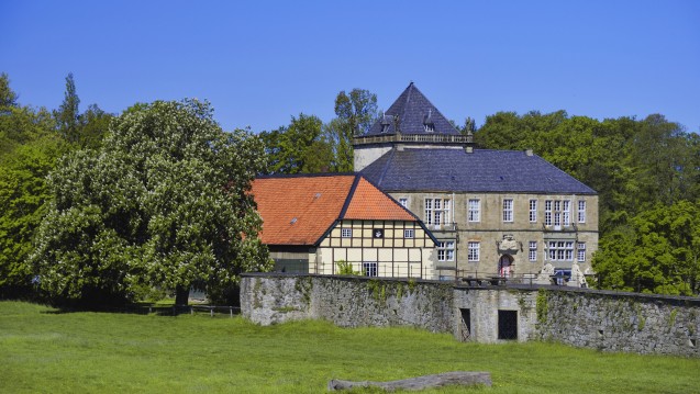 Im Meller Stadtteil Gesmold (hier das Schloss Gesmold) gibt es seit Kurzem keine Apotheke mehr. Der Ortsrat hat daraufhin ein eigenes Versorgungsmodell entworfen, das bei der Apothekerkammer nicht gut ankommt. (Foto: dpa)