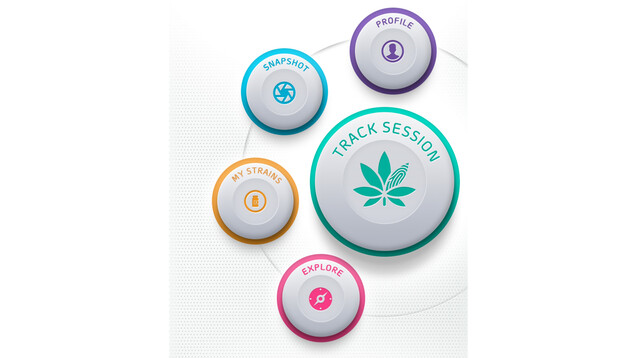 Vom Patienten lernen – die interaktive Anwendung „Strainprint“ will die therapeutischen Erfahrungen zu den einzelnen Cannabissorten bündeln. (m / Foto: Screenshot Strainprint)