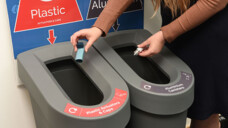 Solche Recycling-Sammelstellen für Inhalatoren können Apotheken künftig in Großbritannien aufstellen. (Foto: Grundon Waste Management)