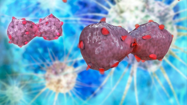 Atezolizumab soll als Krebsimmuntherapeutikum Tumorzellen zerstören.  (Foto:  fotoliaxrender / Fotolia)