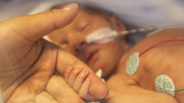 Die WHO spricht sich gegen eine räumliche Trennung von Corona-infizierten Müttern und ihren Neugeborenen aus. (Foto: IMAGO / Jochen Tack)
