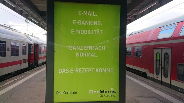 DocMorris weist in seiner neuen Kampagne auf das E-Rezept hin. (m / Foto: brysch)