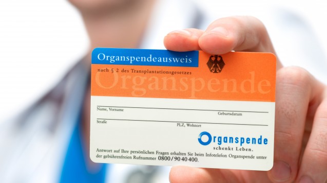 Nur jeder dritte Deutsche hat einen Organspendeausweis. (Foto: Alexander Raths/ Fotolia)