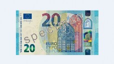 Der neue 20-Euro-Schein: Fälschungssicherer als sein Vorgänger. (Bild: EZB)