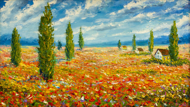 Die beeindruckend schöne französische Landschaft war ein beliebtes Motiv für Maler zu allen Zeiten. (Foto: weris7554 / stock.adobe.com)