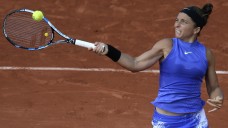 Die italienische Tennisspielerin Sara Errani (hier bei den French open 2017)  ist positiv auf Letrozol getestet worden. (Foto:picture alliance / AP Photo)