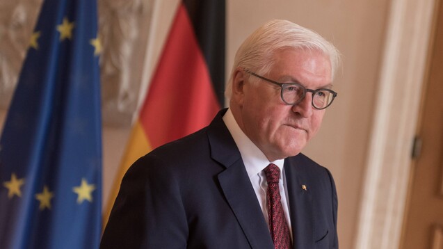Bei Bundespräsident Frank-Walter Steinmeier dümpelt derzeit das GSAV. (Foto: imago images / Christian Spicker)