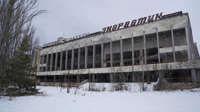 Ruhe vor dem Sturm: Die verlassen Ruine des ehemaligen Kernkraftwerks in Tschernobyl vor wenigen Wochen. Am gestrigen Donnerstag wurde sie von russischen Truppen eingenommen. (x / Foto: IMAGO / ZUMA Wire)