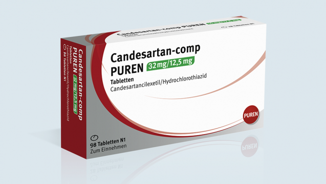 Einzelne Schachteln von Candesartan-comp von Puren sind falsch gekennzeichnet. (c / Foto: Puren)