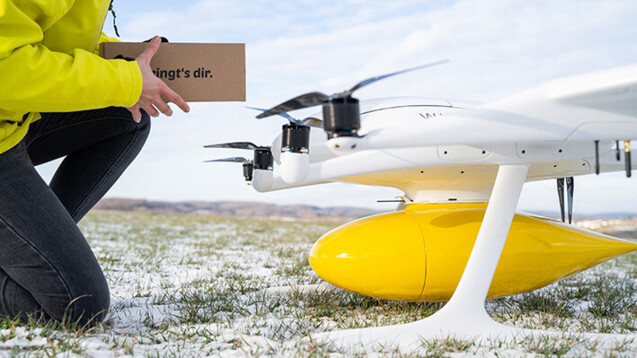 Im Odenwald sollen jetzt Arzneimittel von Drohnen geliefert werden. (Foto: Wingcopter)