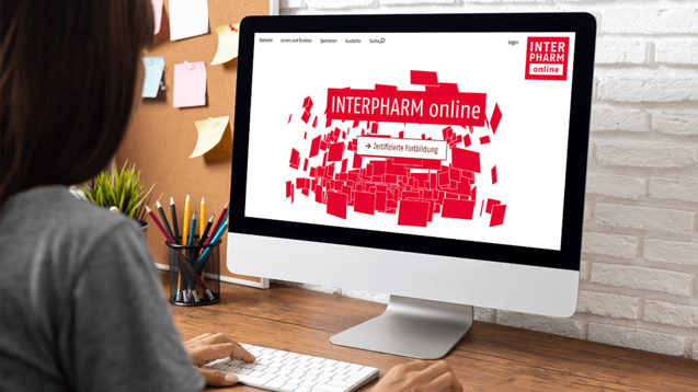 Nach einer erfolgreichen INTERPHARM online in diesem Jahr, findet auch 2021 die INTERPHARM als Video-Livestream statt. Grund ist Corona. (s / Foto: Foto / Screenshot: suriya / stock.adobe.com / interpharm.de)