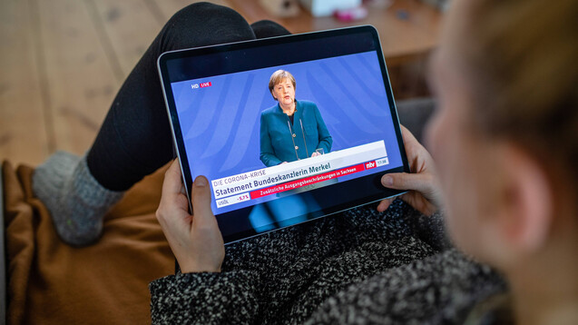Bundeskanzlerin Angela Merkel (CDU) hat am heutigen Sonntag weitere Maßnahmen zur Eindämmung des Coronavirus verkündet. (Foto: imago images / Bösener)