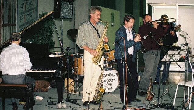Die Deutsche Apotheker-Jazz-Band sorgte für musikalische Untermalung. 