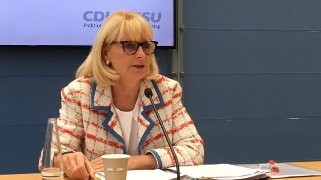 Die gesundheitspolitische Sprecherin der Unionsfraktion, Karin Maag, sieht nach dem Bundesratsbeschluss zum Rx-Versandverbot Redebedarf. (m / Foto: Inken Rutz)