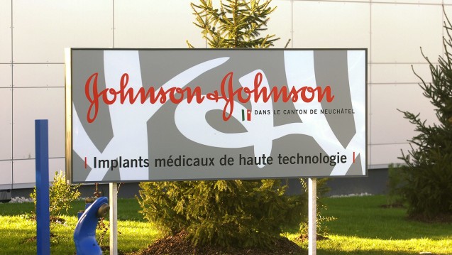 Johnson & Johnson (hier eine Niederlassung in der Schweiz) kann sich über gute Zahlen freuen. (Foto: picture alliance / keystone)