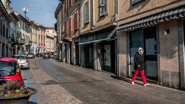 In der Gegend rund um die norditalienische Stadt Codogno haben sich in kurzer Zeit mehr als 130 Menschen mit dem Coronavirus infiziert. (Foto: imago images / Independent photo agency)