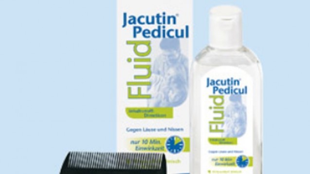 Jacutin® Pedicul Fluid von Almirall ist nicht mehr verordnungsfähig. (Screen: laeuse.de)
