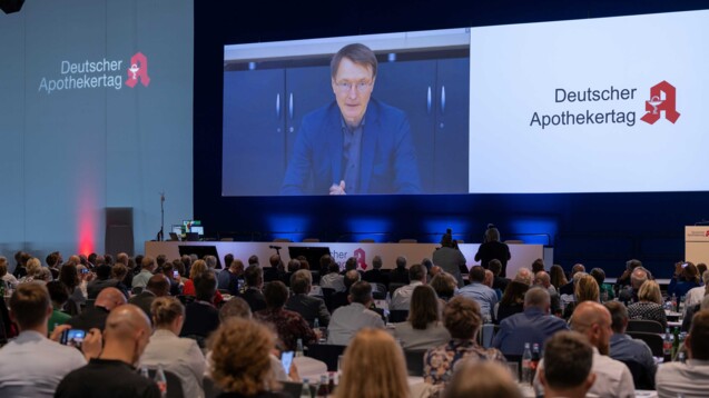 Auch 2022 war der Minister beim Deutschen Apothekertag nicht vor Ort. (Foto: DAZ/Schelbert)