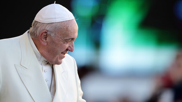 Papst Franziskus hat sich im Rahmen einer Klimaschutz-Initiative am gestrigen Mittwoch mit Noventi-Vorstandsmitglied Sven Jansen getroffen. (c / Foto: imago images / photothek)