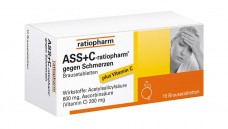 Werbung mit den positiven Wirkungen des Vitamin C von ASS+C-Präparaten? Das ist laut aktuellem Urteil des OLG Stuttgart nicht erlaubt. (Foto: Ratiopharm)
