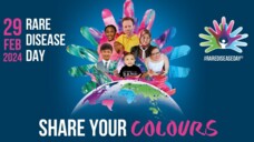 Das Motto des Rare Disease Day 2024 ist: Share Your Colours - teile deine Farben! (Foto: www.rarediseaseday.org)