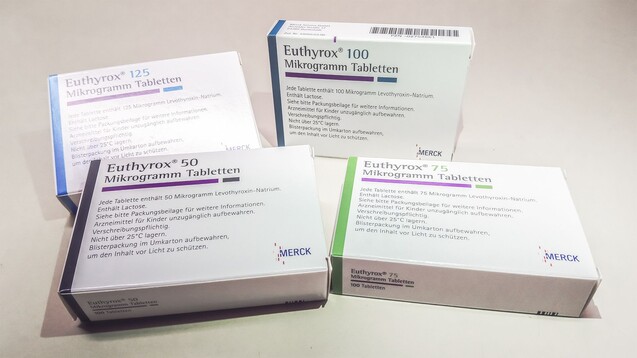 Merck ändert die Formulierung von Euthyrox. Die neue Rezeptur soll die Dosierung präziser machen. ( r / Foto: DAZ.online)