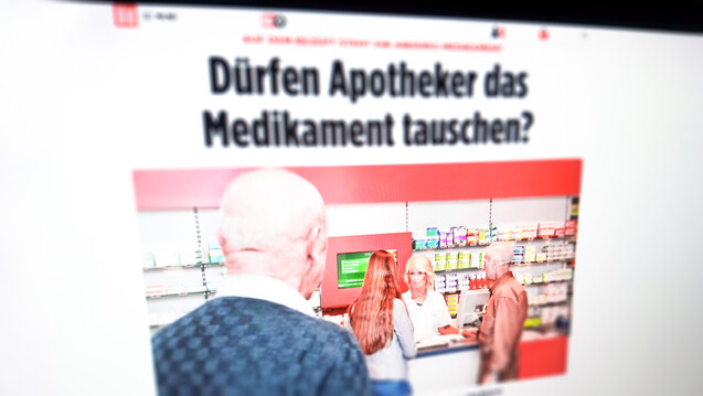 Die Bild-Zeitung erklärt ihren Lesern, warum sie nicht immer das Mittel bekommen, das namentlich auf dem Rezept verordnet ist. (s / Foto: Screenshot Bild.de)