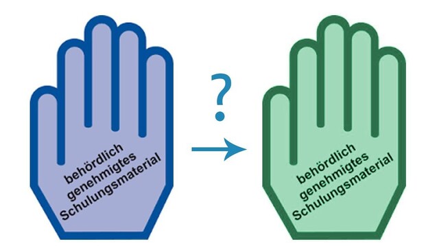 Ein Fehldruck hat die blaue Hand beim Notfall-Arzneimittel Jext® Adrenalin-Autoinjektor grün werden lassen. (m / Bild: jh / DAZ.online)