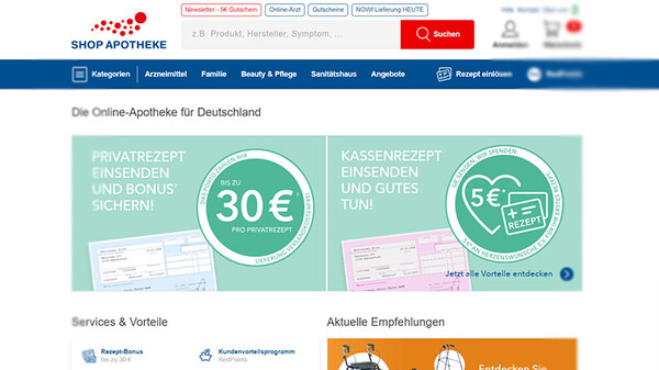 Shop Apotheke durfte als „beste Online-Apotheke Deutschlands“ für sich werben