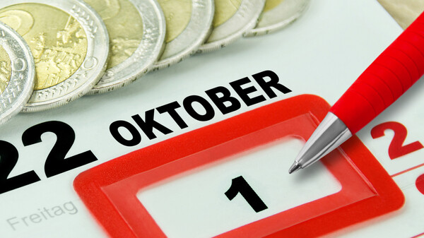 Mindestlohn steigt ab Oktober auf 12 Euro