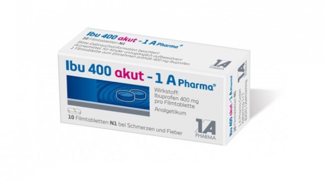 Eine Null zu viel: Auf einigen 50er-Packungen von Ibu 400 akut 1A findet sich eine neunstellige PZN. (Foto: 1A Pharma)