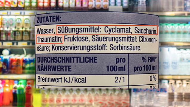 Sind in einem Lebensmittel Süßungsmittel zugesetzt, so müssen diese in der Zutatenliste aufgeführt werden. &nbsp;( r / Foto: phubadee / stock.adobe.com/privat)