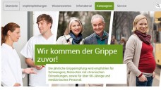 Zeit für die Grippeimpfung: BZgA und RKI starten ihre gemeinsame Kampagne. (Screen: impfen-info.de/grippe)