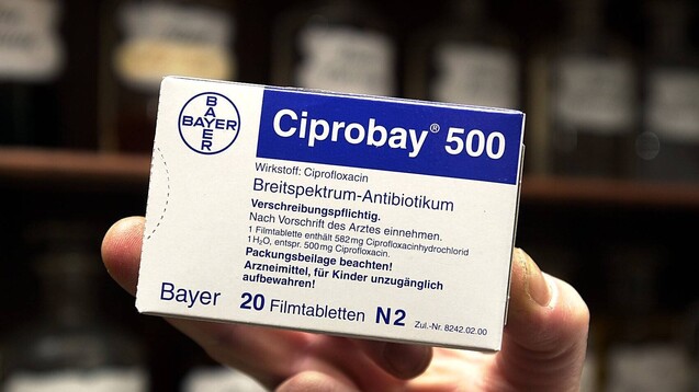 Die Packungsbeilagen von ciprofloxacinhaltigen Arzneimitteln müssen angepasst werden. ( r / Foto: imago)