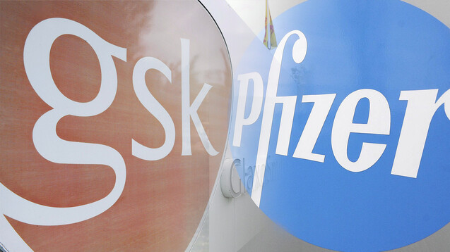 GSK und Pfizer gründen eine gemeinsame OTC-Sparte. (c / Fotos: imago / Montage DAZ.online)