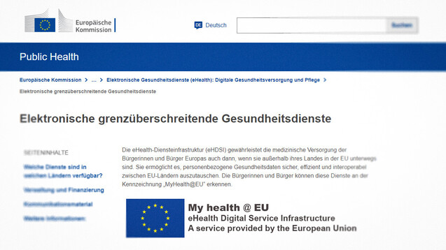 Die ABDA sieht noch einigen Nachbesserungsbedarf. (Screenshot: health.ec.europa.eu / DAZ)
