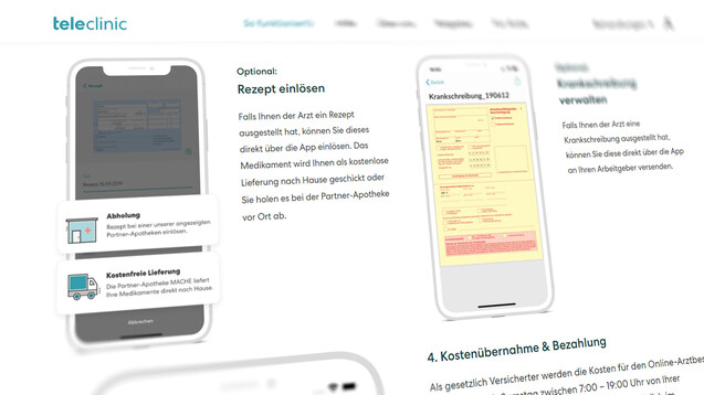 Teleclinic-Rezepte sorgen für Verunsicherung in Vor-Ort-Apotheken. (Foto: DAZ.online/teleclinic.com)