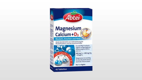 Rückruf von Abtei-Tabletten mit Magnesium und Calcium