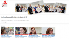 Die Preisträger des "Nachwuchspreis öffentliche Apotheke" sind bei YouTube ins Bild gesetzt. (Bild: Screenshot youtube)