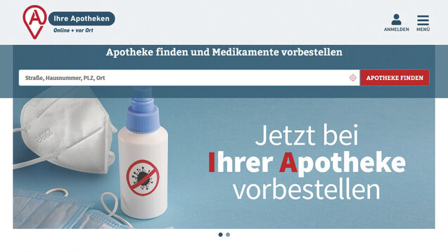 Seit mehr als zwei Jahren läuft die Apothekenplattform IhreApotheken.de (ia.de). Mehr als 7.000 Apotheken bieten über die Plattform Arzneimittel und weitere apothekenübliche Produkte an.(b/Screenshot: DAZ / ihreapotheken.de)
