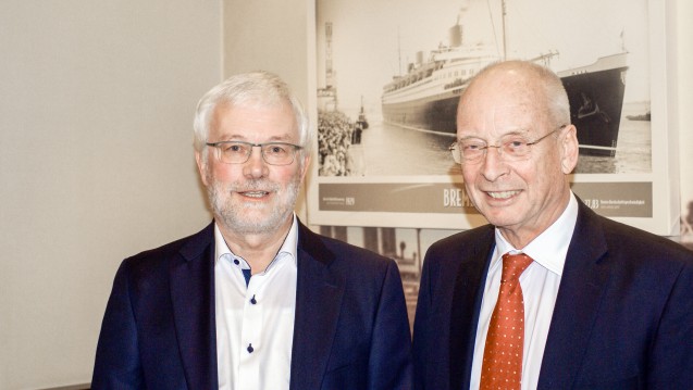 Positionen gewechselt: Kammerpräsident
Klaus Scholz (links) und Vizepräsident Dr. Richard Klämbt. (Foto: tmb)