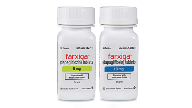 In den USA darf Dapaglifloin 10 mg künftig auch bei Herzinsuffizienz NYHA II-IV eingesetzt werden. Farxiga verbessert das Überleben der Kerzkranken mit vermiderter Auswurffraktion, auch wenn der Patient kein Diabetiker ist. (Foto: AstraZeneca)