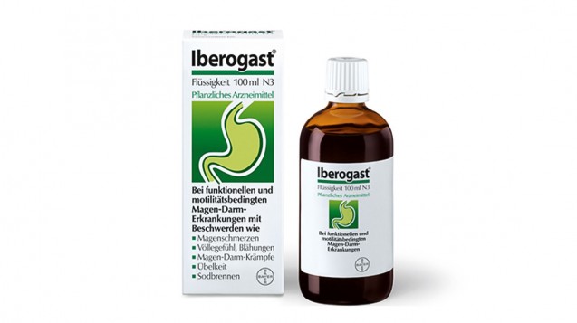 In der Schweiz wird Arzneimittelinformation zu dem pflanzlichen Magen-Darm-Mittel Iberogast® angepasst. (Foto: Bayer)
