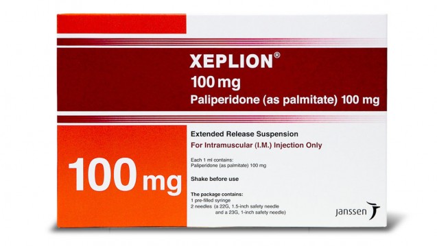 Zwei Chargen des atypischen Neuroleptikums Xeplion®, hier allerdings in einer anderen Stärke abgebildet, sind auf dem deutschen Markt von Fälschungen betroffen – jedoch haben die Packungen bulgarische oder rumänische Aufmachungen. (Foto: Hersteller)