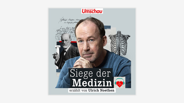 Schauspieler Ulrich Noethen führt als Sprecher durch den neuen Podcast.&nbsp;Alle 14 Tage erscheint eine neue Folge. (x / Foto: Wort &amp; Bild Verlag)