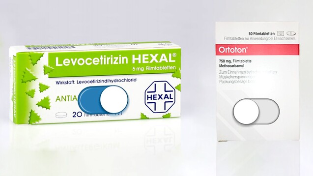 Levocetirizin wird wohl bald in der Selbstmedikation verfügbar sein, bei Methocarbamol wird es keinen OTC-Switch geben. (s / Foto: Hexal / Recordati)