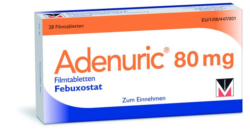 Фебуксостат 80 мг купить. Adenuric 80 MG. Фебуксостат 120 мг. Фебуксостат 80. Аденурик 120.
