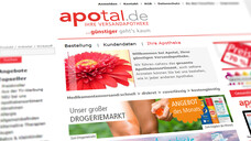 Zur Rose ist auf Shoppingtour: Die DocMorris-Mutter Zur Rose AG übernimmt die deutsche Versandapotheke Apotal. (c / Screenshot shop.apotal.de)