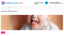 (Screenshot: kinderformularium.de)