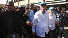 Am Donnerstag entschuldigte sich UN-Generalsekretär Ban Ki Moon für die Rolle der Vereinten Nationen bei der Cholera-Epidemie – im Oktober hatte er das Land besucht. (Foto: dpa)